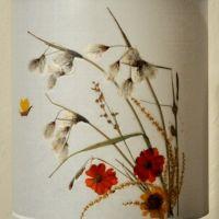 Flowered Lampshade - Linaigrette orange